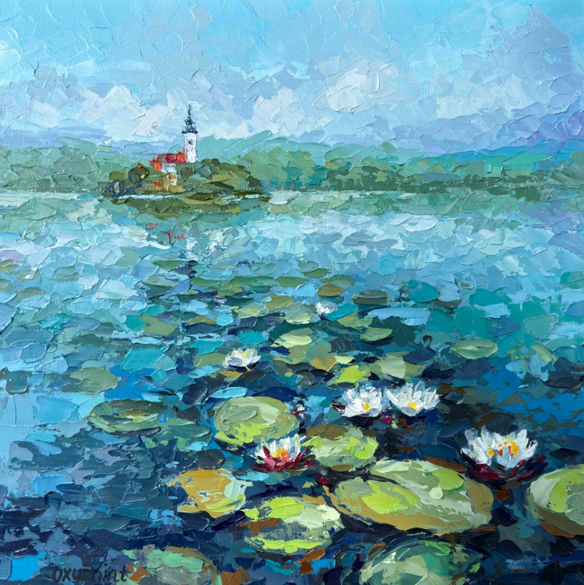 "Water lilies on Lake Bled"
