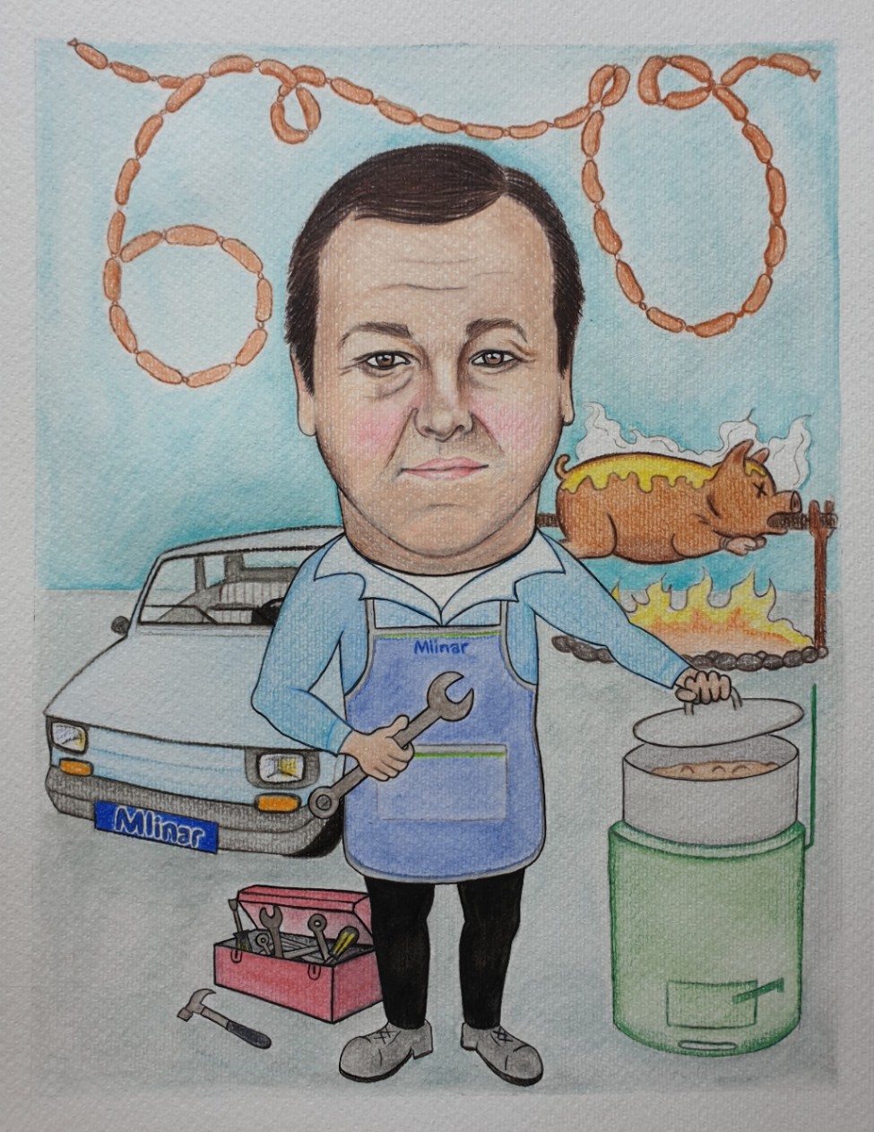 Karikatura - Mlinar