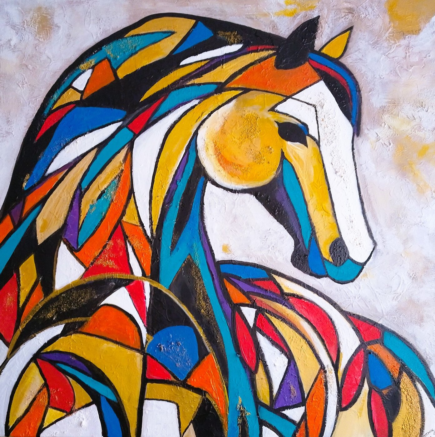 Mosaic Mustang