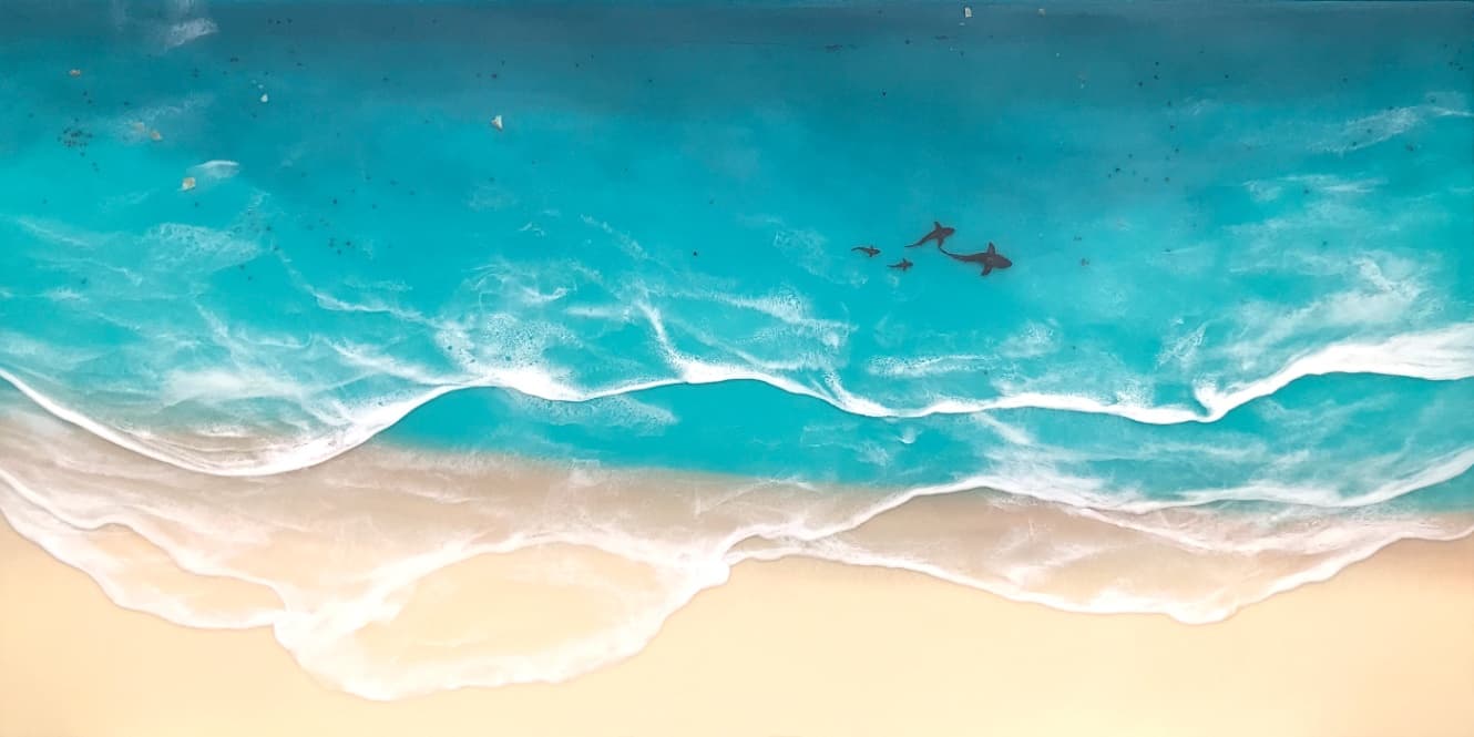 Maldives Shark Family 3