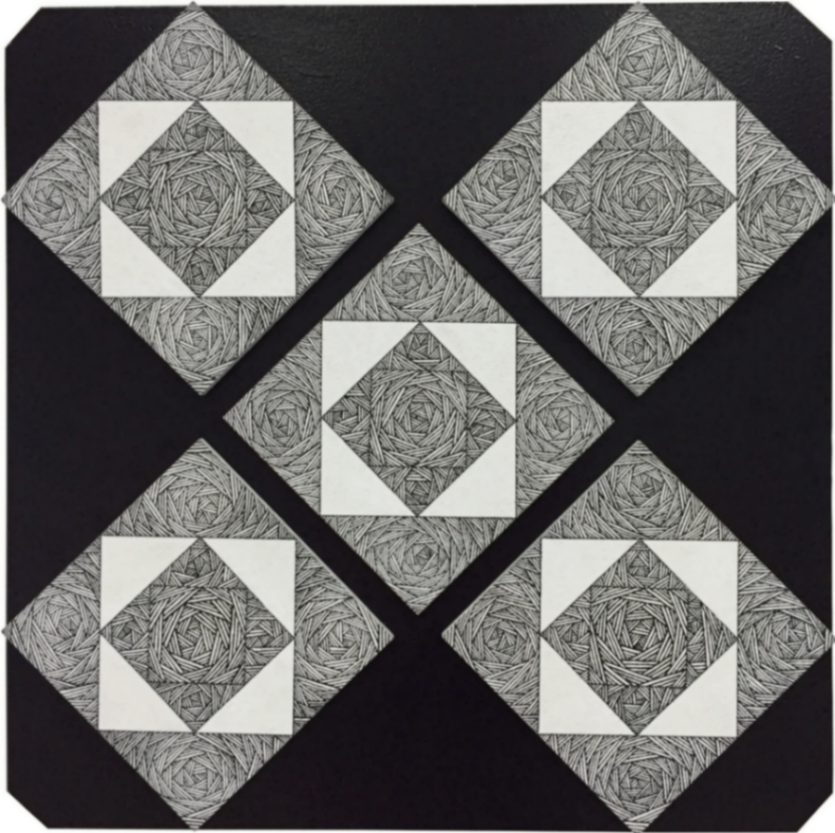 White Zentangle 2