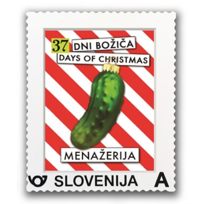 Menažerijina božična poštna znamka (omejena serija)
